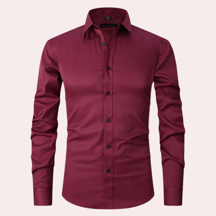 Chemise stretch non irlandaise pour hommes | Manches longues