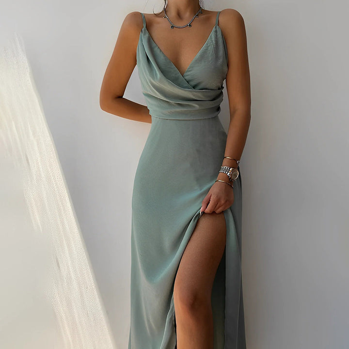 Robe asymétrique élégante pour femmes | Maxi
