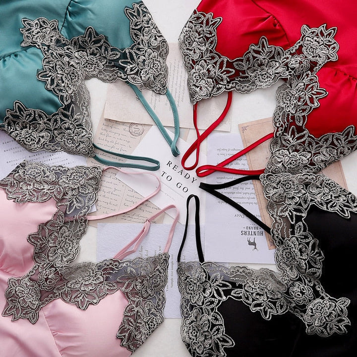 Pyjama en soie douce pour femmes | Léger