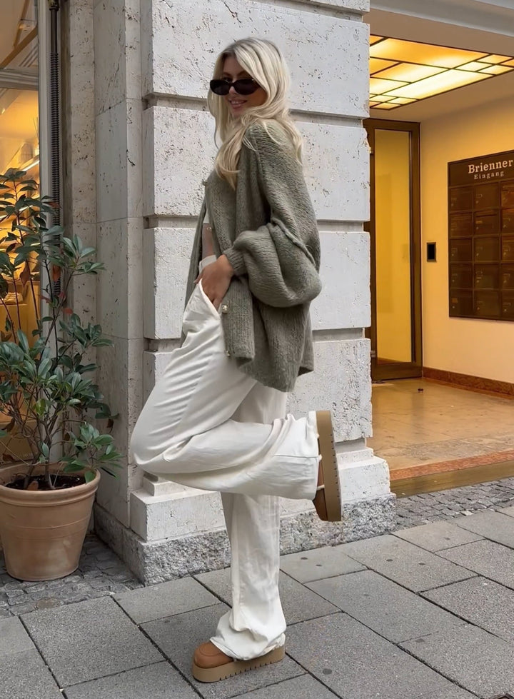 Cardigan doux et surdimensionné | Chaud