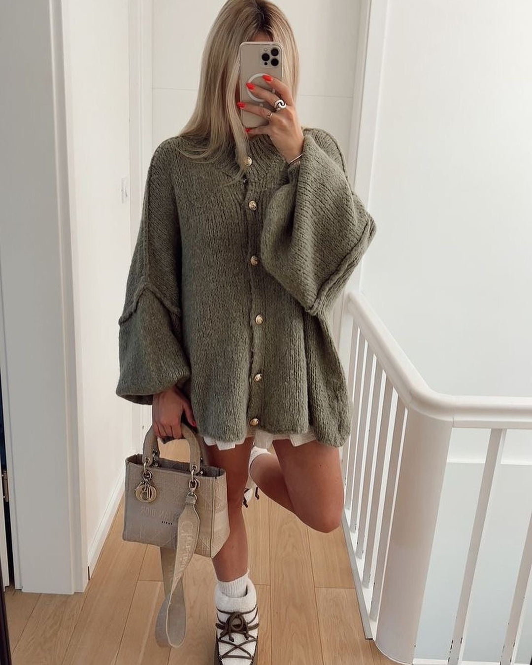 Cardigan doux et surdimensionné | Chaud