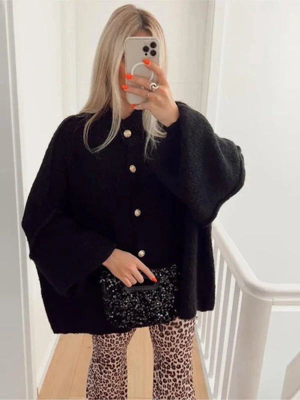 Cardigan doux et surdimensionné | Chaud