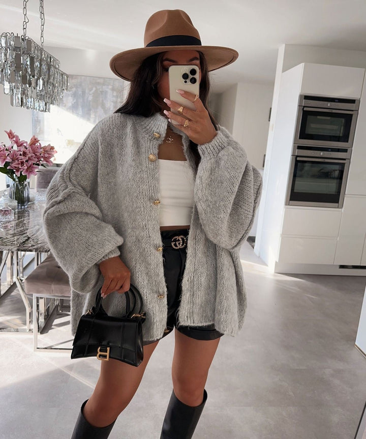 Cardigan doux et surdimensionné | Chaud