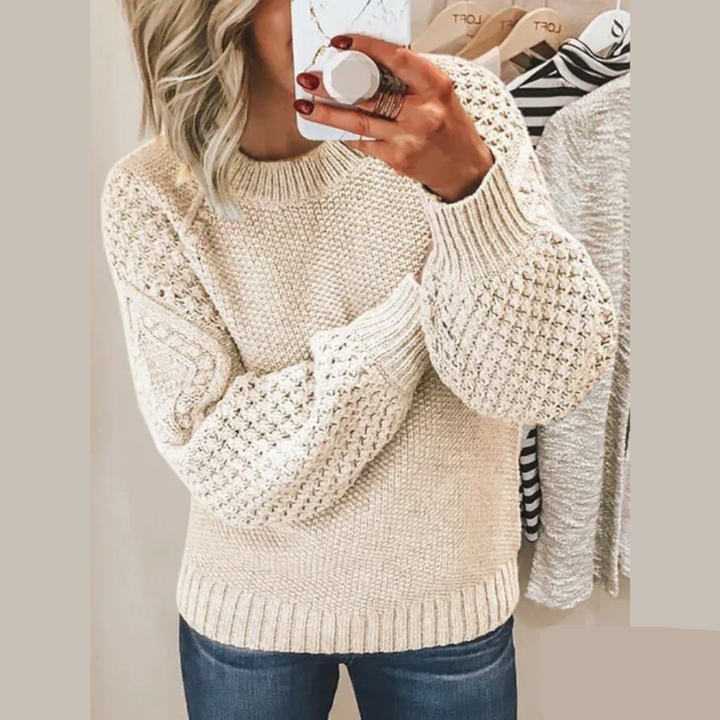 Pull tricoté doux pour femmes | Chaud