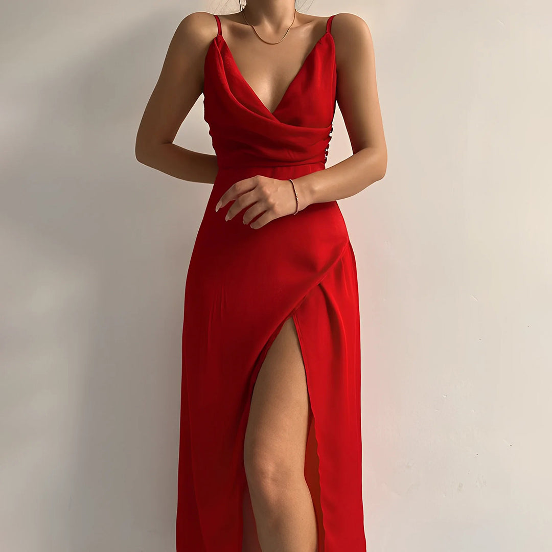 Robe asymétrique élégante pour femmes | Maxi
