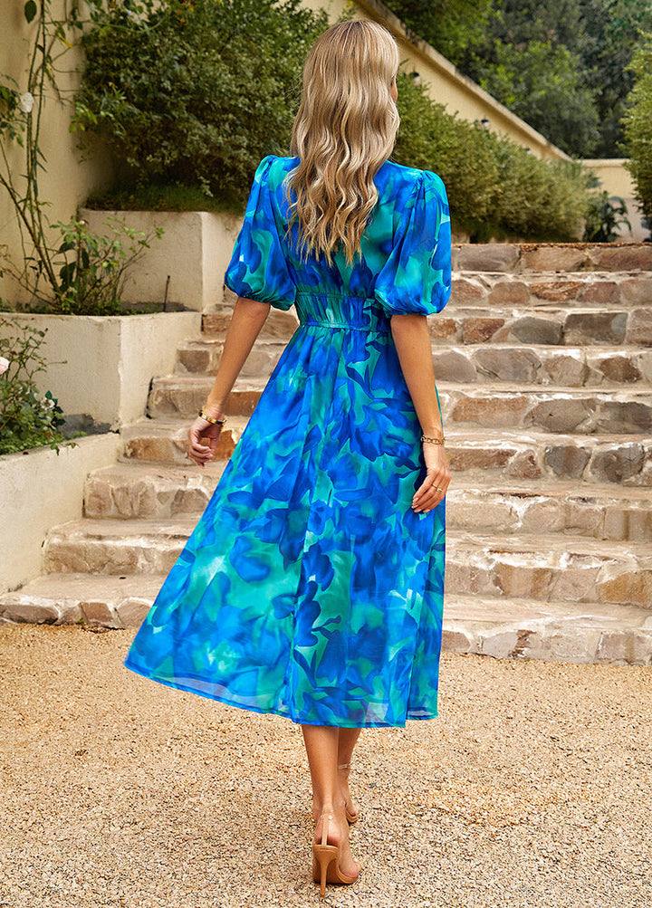 Robe élégante et fluide pour femmes | Maxi