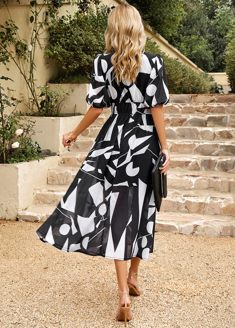 Robe élégante et fluide pour femmes | Maxi
